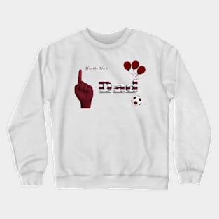 Hearts fc Dad gifts 1 Crewneck Sweatshirt